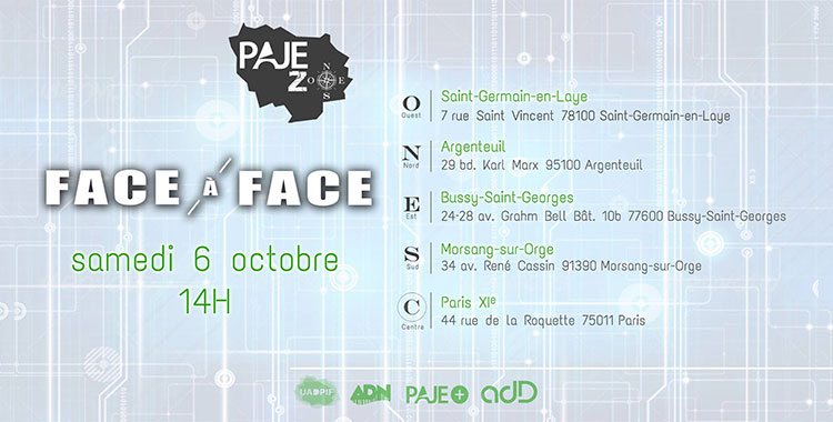 PAJE zone 2018 - Face à face